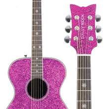 Load image into Gallery viewer, Daisy Rock DR6225 &quot; Pixie Electro- Acoustic Guitar &quot;, Pink Sparkle, Blueberry Burst, Plum Purple, Silver Sparkle