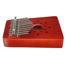 Load image into Gallery viewer, 10 Key Kalimba (Red) Play Music Instantly Just Using Your Thumbs, Amaze Your Friends