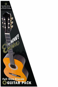 Encore ENC44OFT Natural Wood Full Size Classic Guitar Outfit