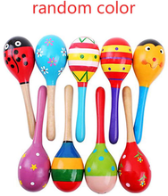 Load image into Gallery viewer, Percussion 6 Pack Wooden Musical Egg  Maraca Shakers - Assorted Colors