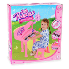 Load image into Gallery viewer, Kids Electronic Grand Piano Childrens Keyboard Toy 37 Keys Microphone Seat