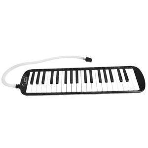 Melodica 37 Key Portable Piano for Teaching and Playing with Bag Black
