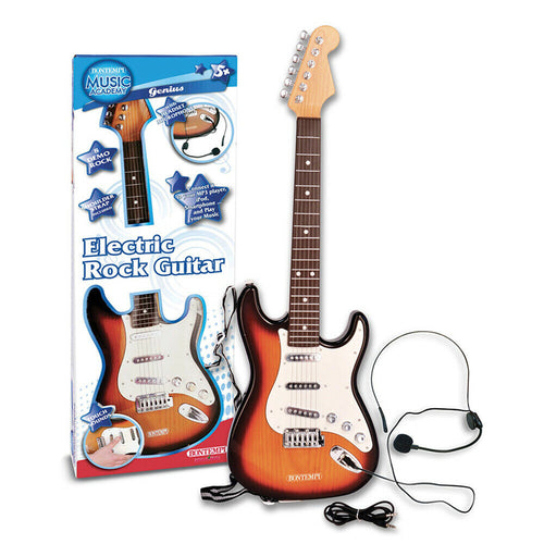 Electronic Guitar with Strap and Microphone Kids First Musical Instrument Toy