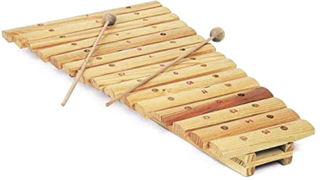 Toy Xylophones Wooden 15 Note Musical Instruments For Kids