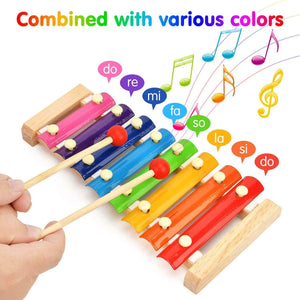Dkinghome Baby Musical Instruments ,15 Types 22pcs Wooden Toddler Musical...