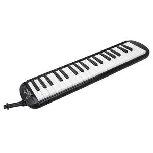 Melodica 37 Key Portable Piano for Teaching and Playing with Bag Black