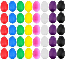 Load image into Gallery viewer, Kids Plastic Egg Shakers Percussion Musical Maracas Toys Learning Painting 40Pcs