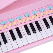 Load image into Gallery viewer, Kids Electronic Grand Piano Childrens Keyboard Toy 37 Keys Microphone Seat