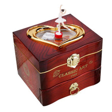 Load image into Gallery viewer, Dancing Ballet Music Jewelry Box Rotating Dancing Ballerina Musical Toy