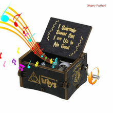Load image into Gallery viewer, Harry Potter Music Box Black Engraved Wooden Interesting Craft Xmas Gift Kid Toy