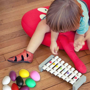 Kids Plastic Egg Shakers Percussion Musical Maracas Toys Learning Painting 40Pcs