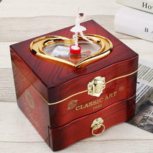Load image into Gallery viewer, Dancing Ballet Music Jewelry Box Rotating Dancing Ballerina Musical Toy