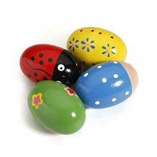 Load image into Gallery viewer, ULTNICE 4pcs Kids Baby Wooden Egg Maracas Shakers Music Percussion Toy...