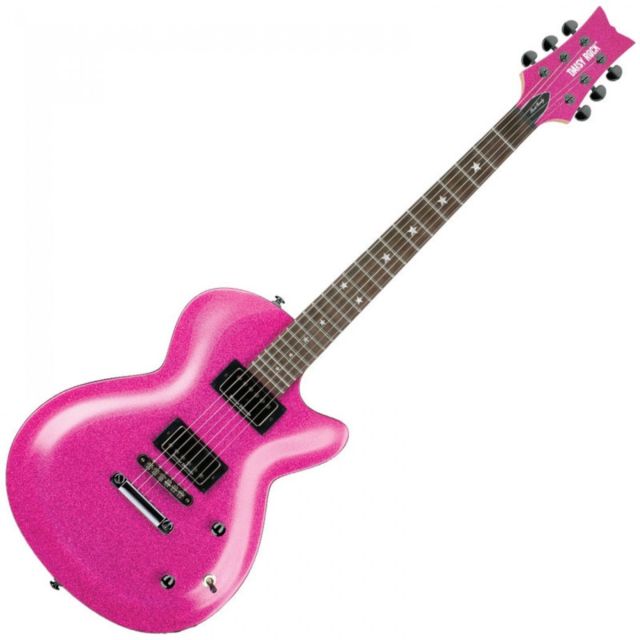 Daisy Rock 'rock Candy Classic' Electric Guitar For Girls - Atomic Pink or  Platinum Sparkle